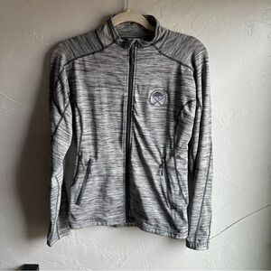 Women’s Buffalo Sabers NHL Workout Jacket‎ Heathered Grey Full Zip Size S